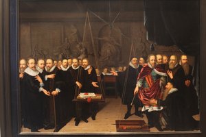 阿米尼亚主义者与其反对者之间的神学争端的寓言 作者 亚伯拉罕·范德艾克